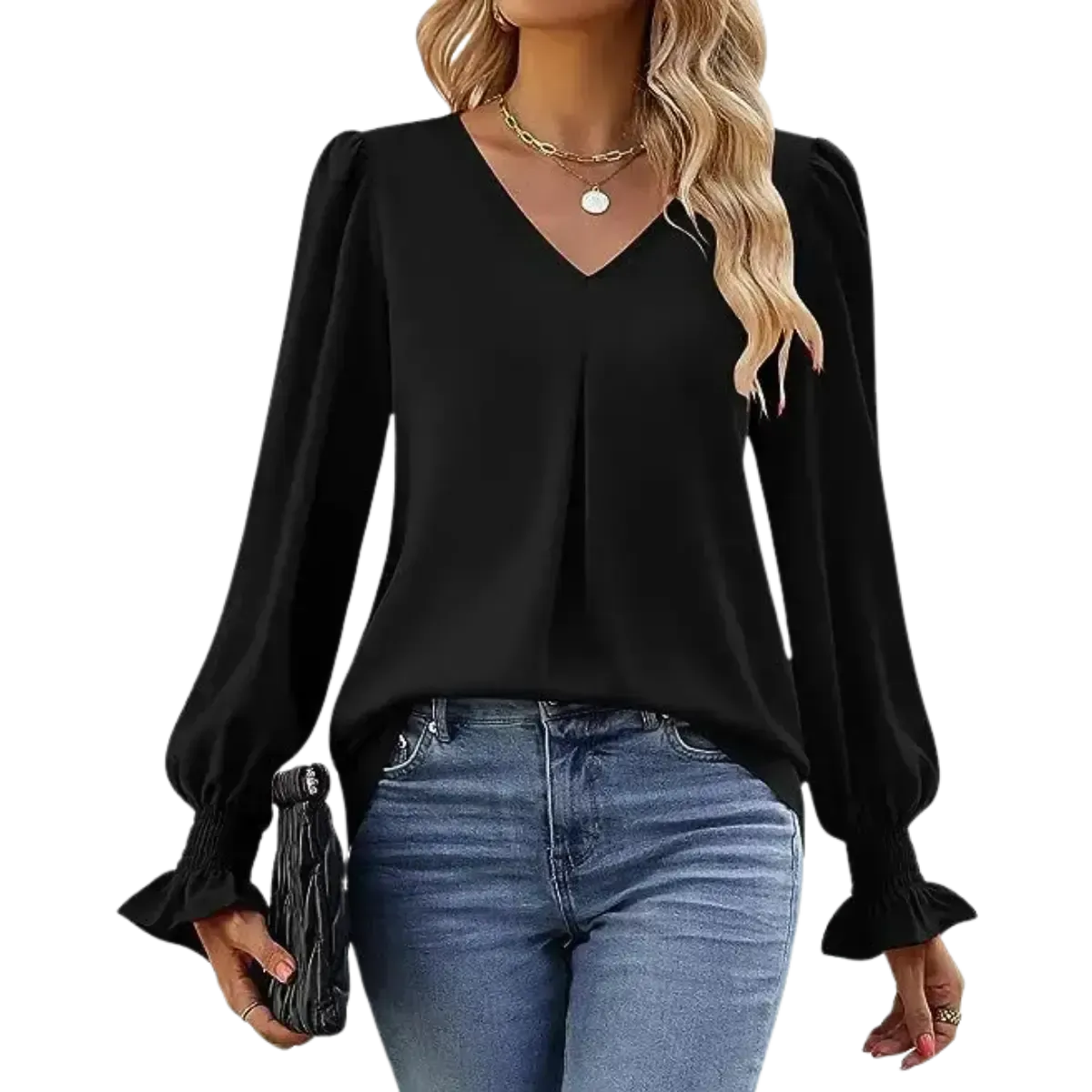 Blusa-Manga-Longa-Feminina-Fashion-Preta