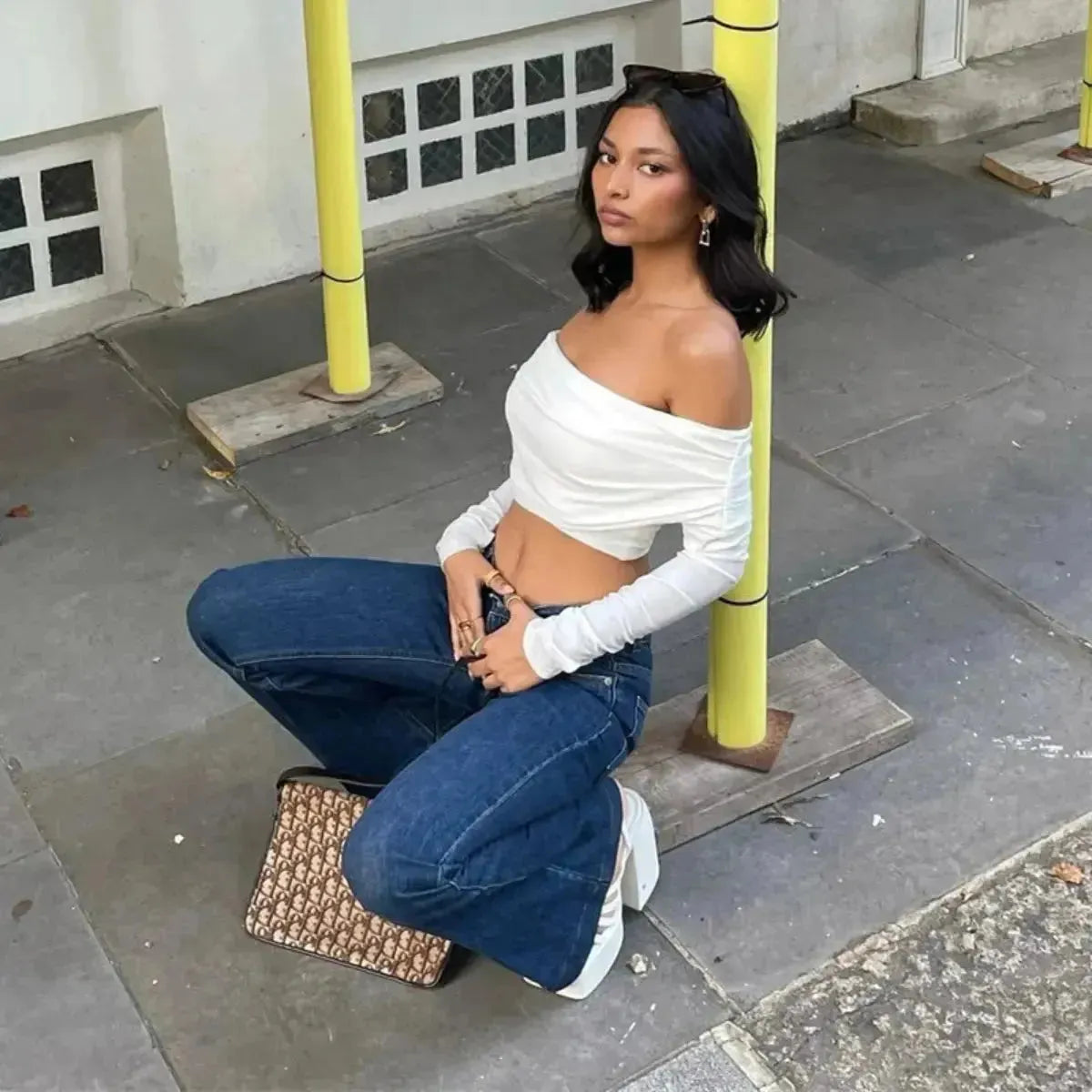 Blusa-Manga-Longa-Feminina-Off-Shoulder-Casual-Branca-4