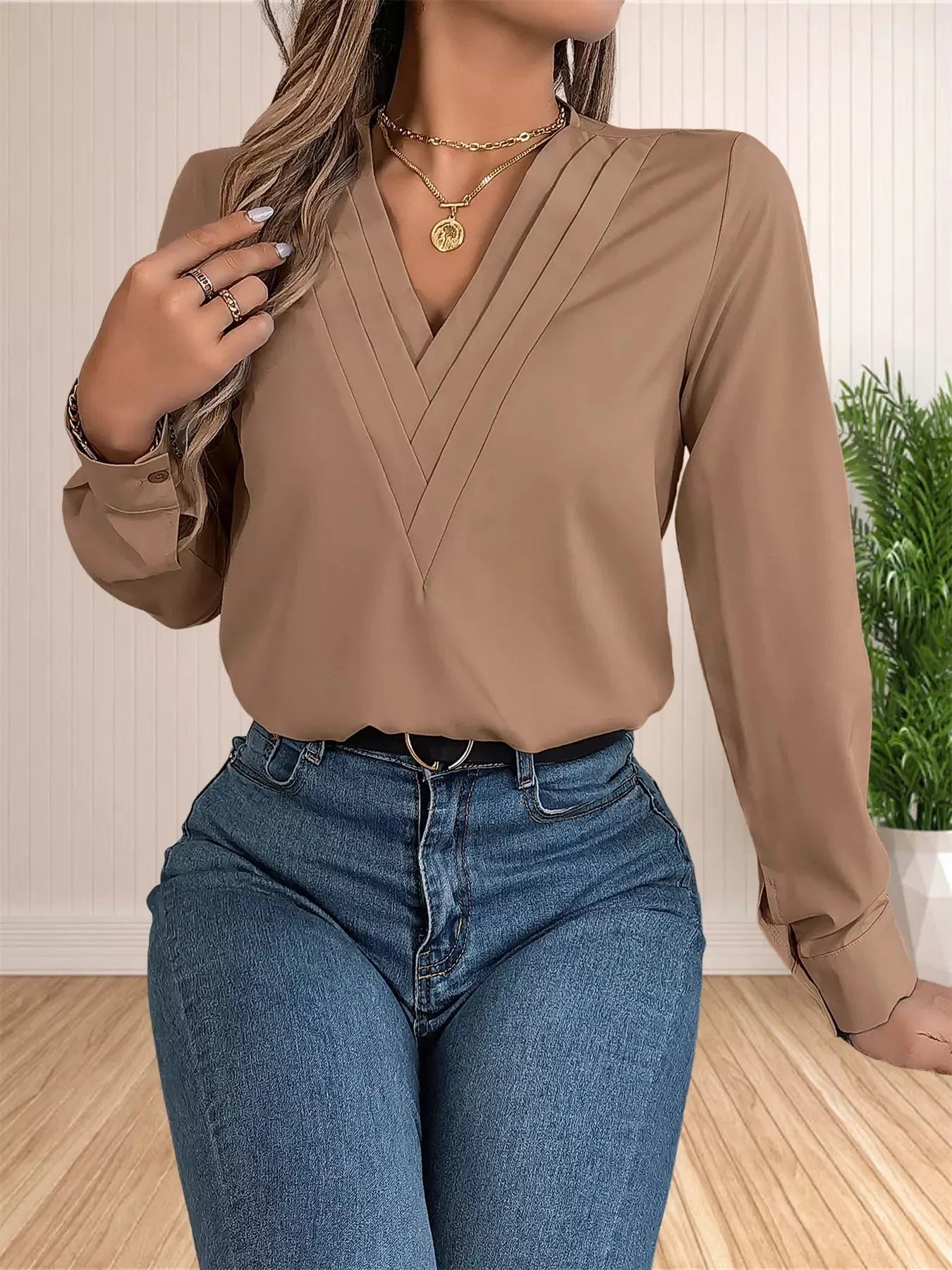 Blusa-Manga-Longa-Feminina-Social-Bege-3