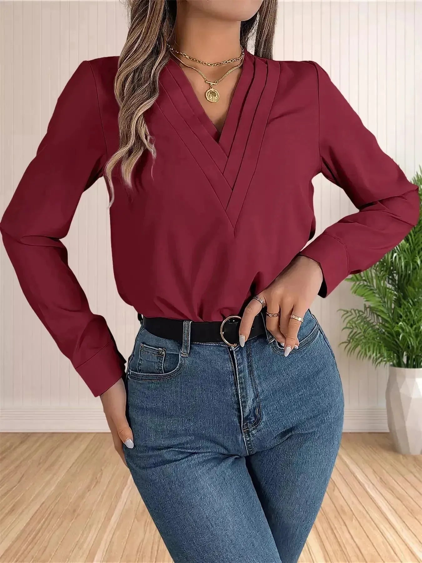 Blusa-Manga-Longa-Feminina-Social-Vinho-6