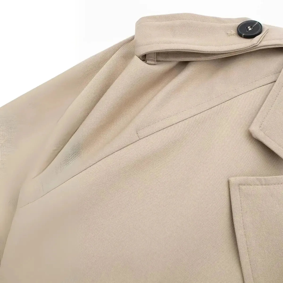Trench-Coat-Feminino-eclat-Caqui-Cropped-com-Cinto-5