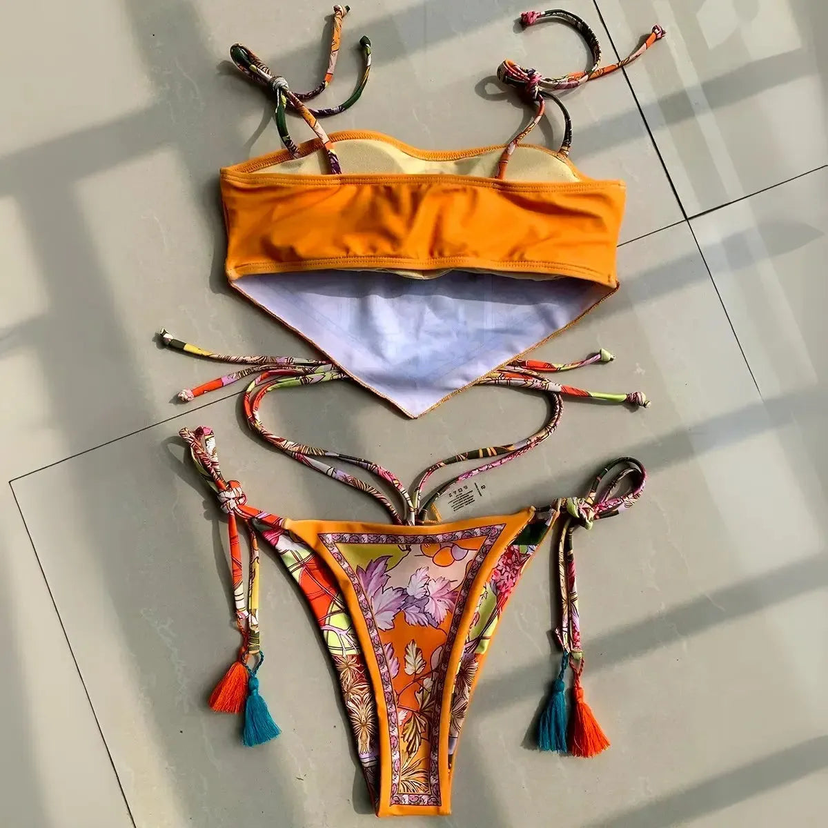 Biquini-Feminino-Belle-Epoque-Floral-Laranja-Elegante-3