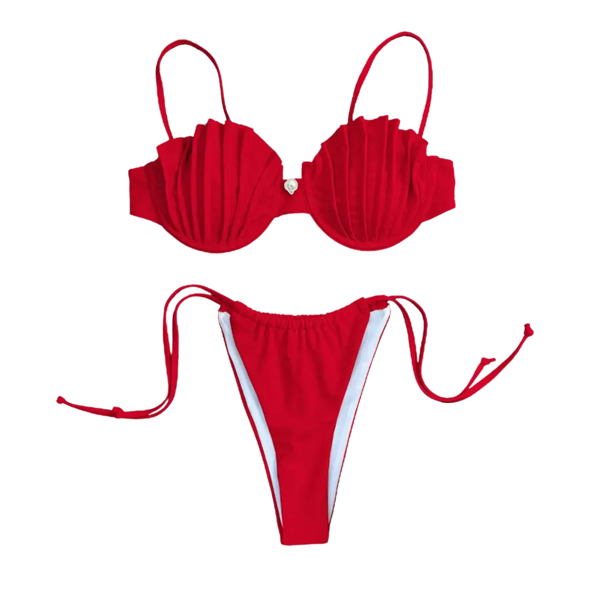 Biquini-Feminino-Eclat-vermelho-com-Pad-e-Fio-Dental