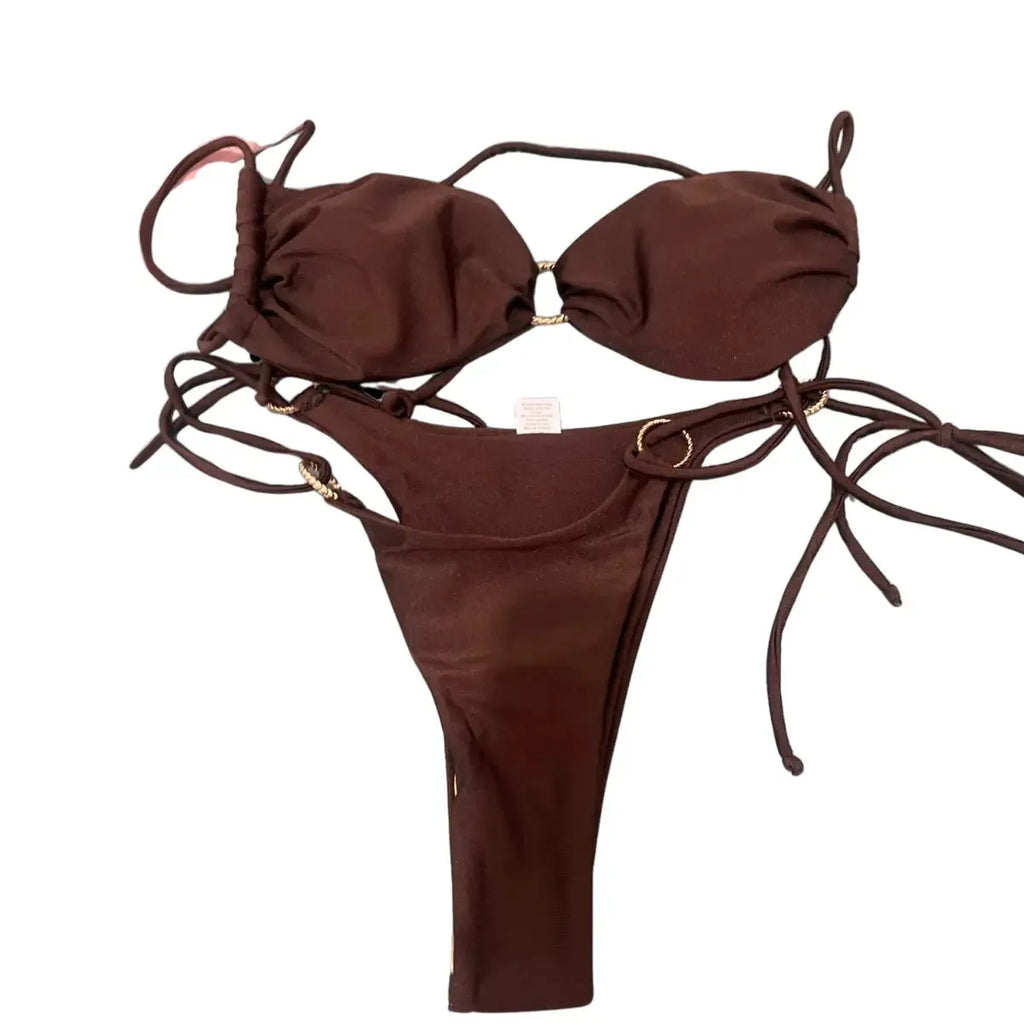 Biquini-Feminino-Fio-Dental-Veloce-Marrom-com-Detalhes-de-Argola