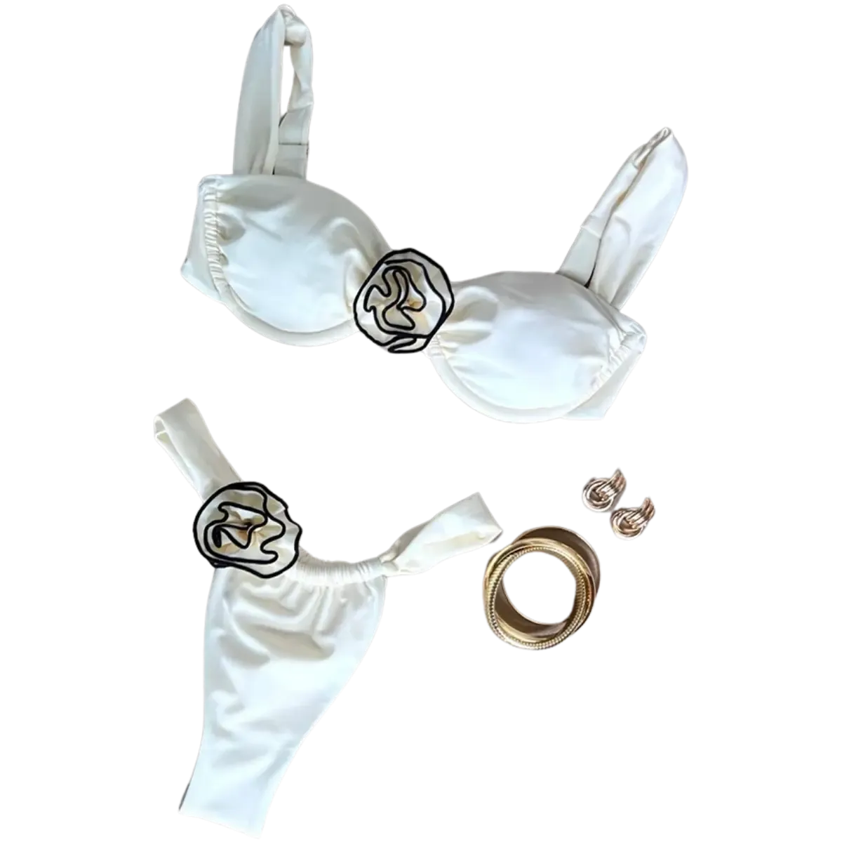 Biquini-Feminino-Floral-Chic-Branco-com-Bojo-e-Detalhe-Floral