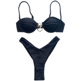 Biquíni Feminino Riviera Preto com Bojo