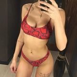 Biquíni Feminino Serpentina Luxe Cobra Ruby Vermelho