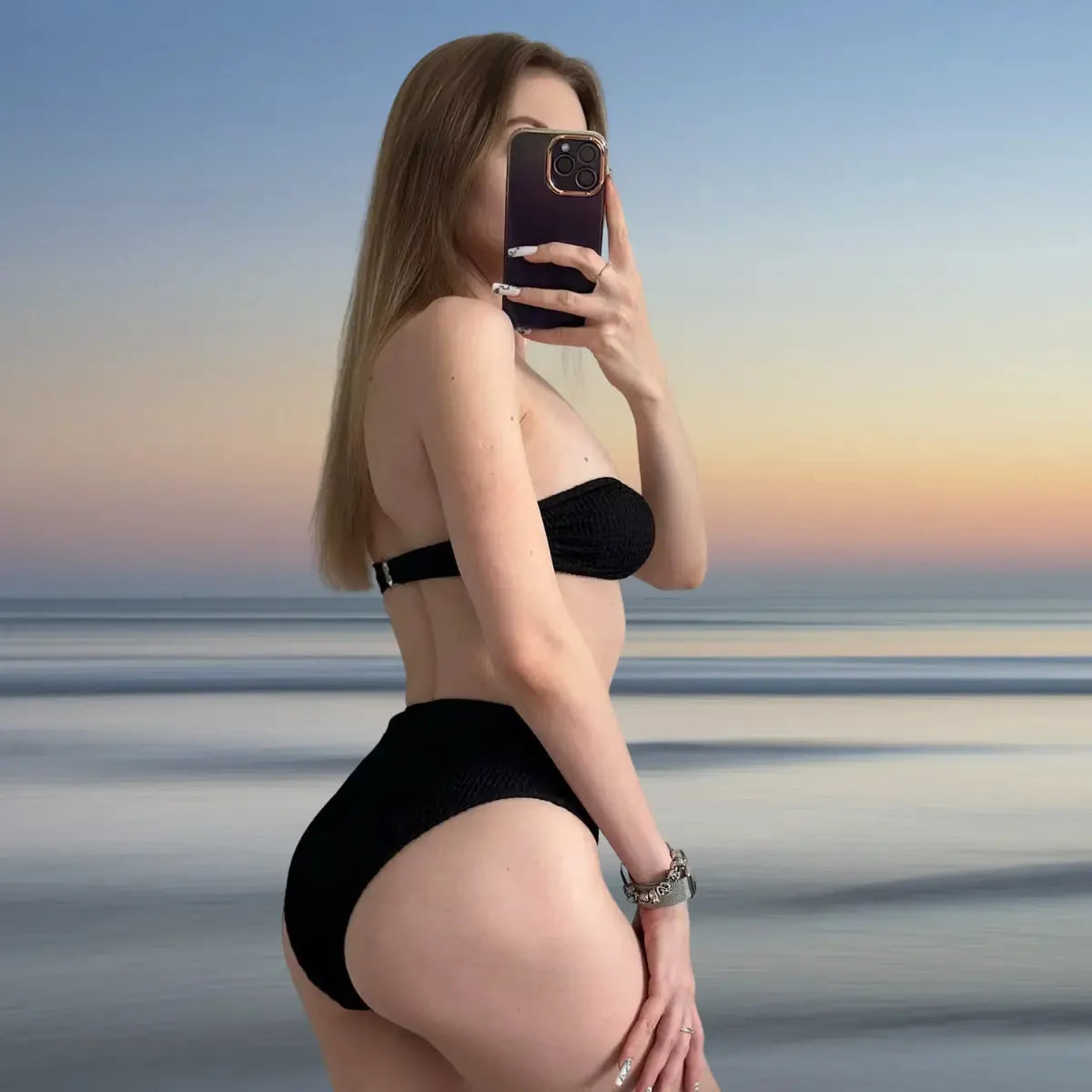 Biquini-Feminino-Vibrante-Preto-com-Cintura-alta-4