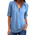 Blusa-Manga-Longa-Feminina-Azul-Jeans-com-Ziper-2