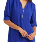 Blusa-Manga-Longa-Feminina-Azul-Royal-com-Ziper-2