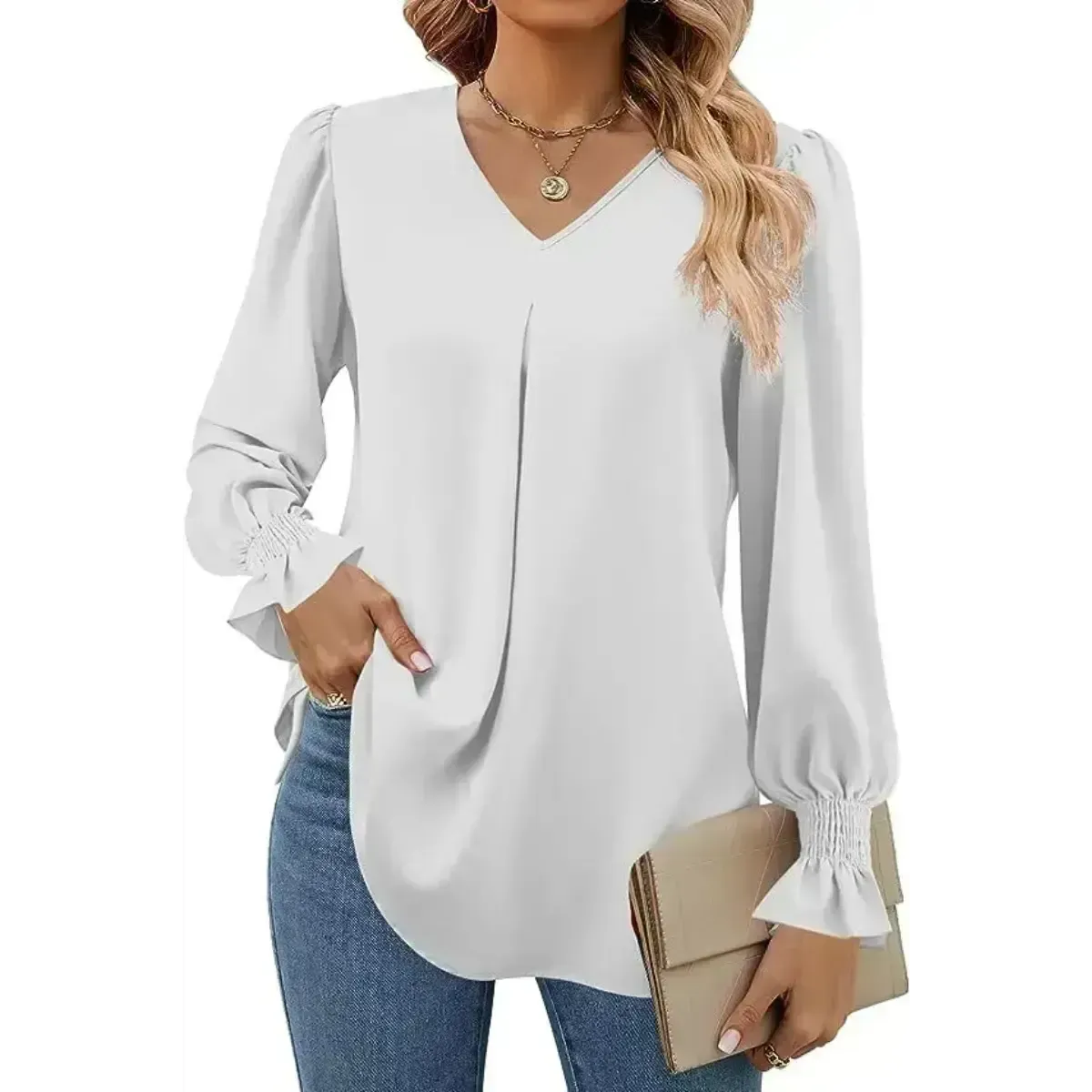 Blusa-Manga-Longa-Feminina-Basica-e-Confortavel-Branca