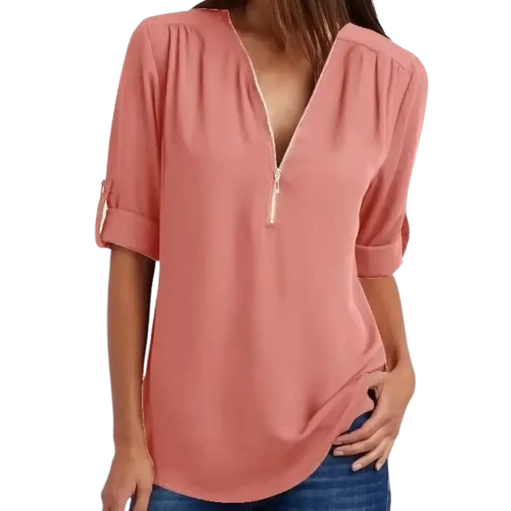 Blusa-Manga-Longa-Feminina-Bege-com-Ziper-2
