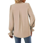 Blusa-Manga-Longa-Feminina-Estilo-Social-Bege-2