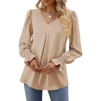 Blusa-Manga-Longa-Feminina-Estilo-Social-Bege-3