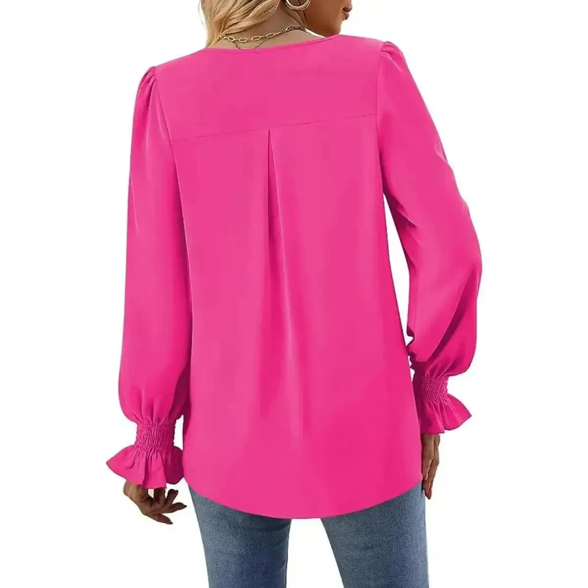 Blusa-Manga-Longa-Feminina-Estilo-Social-Pink-2