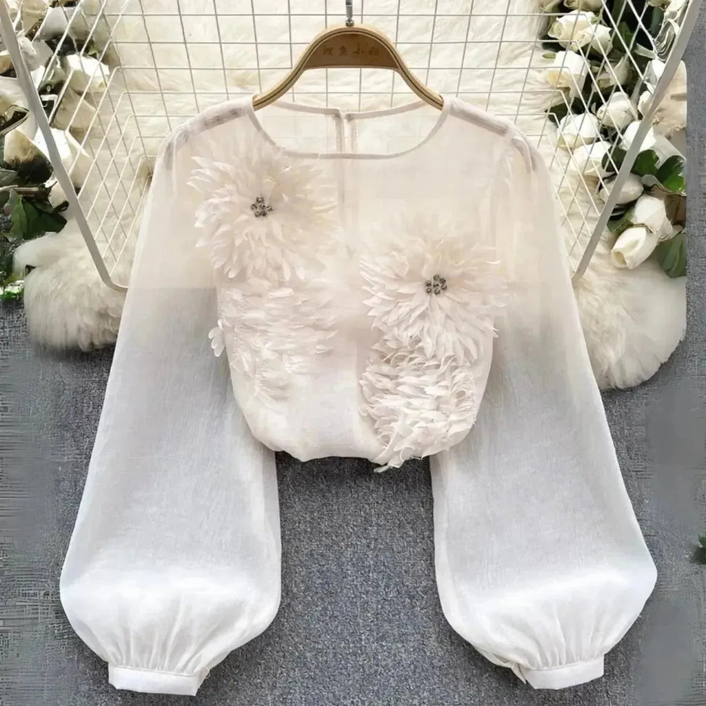 Blusa-Manga-Longa-Feminina-Floral-Elegante-Branca-2