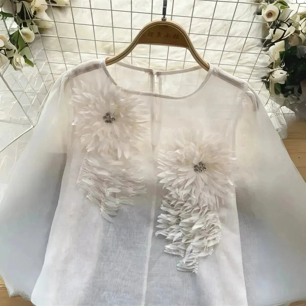 Blusa-Manga-Longa-Feminina-Floral-Elegante-Branca-3