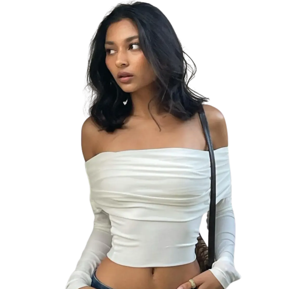 Blusa-Manga-Longa-Feminina-Off-Shoulder-Casual-Branca-8