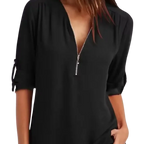 Blusa-Manga-Longa-Feminina-Preta-com-Ziper-2