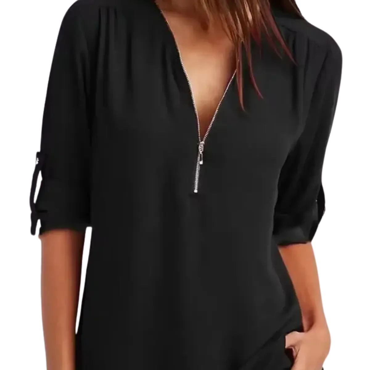 Blusa-Manga-Longa-Feminina-Preta-com-Ziper-2