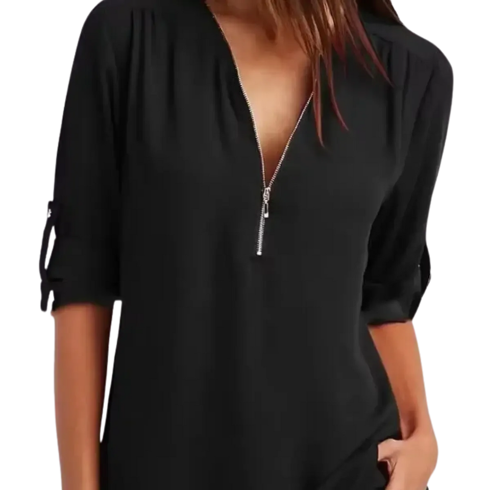 Blusa-Manga-Longa-Feminina-Preta-com-Ziper-2