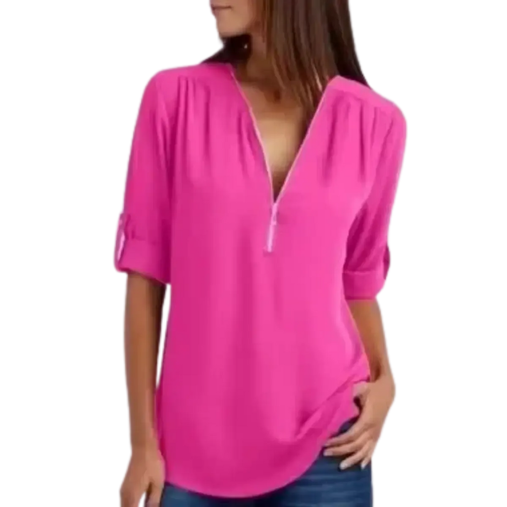Blusa-Manga-Longa-Feminina-Rosa-Pink-com-Ziper-2
