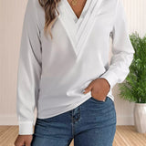 Blusa Manga Longa Feminina Social Celestia Branca