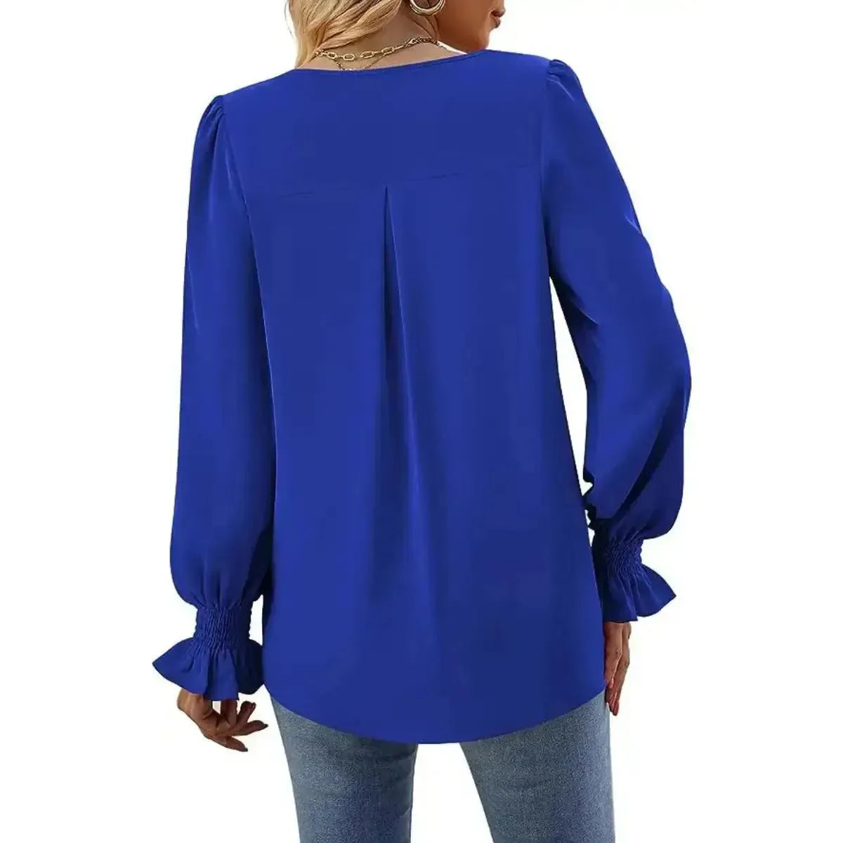 Blusa-Manga-Longa-Feminina-Social-Laranja-Elegante-2