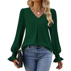 Blusa-Manga-Longa-Feminina-Social-Verde-Escuro-3