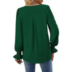 Blusa-Manga-Longa-Feminina-Social-Verde-Escuro-4