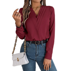 Blusa-Manga-Longa-Feminina-Social-Vinho