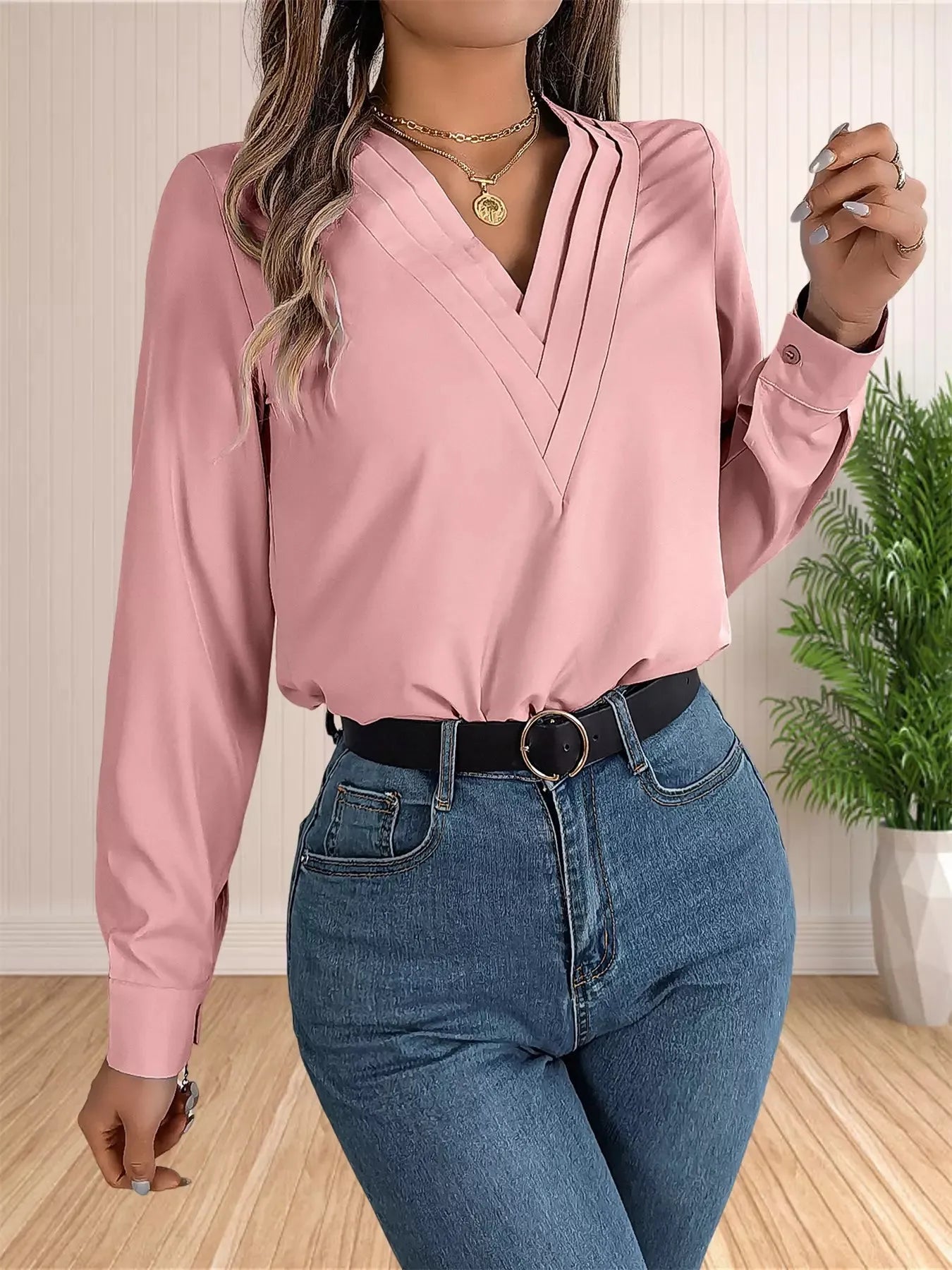 Blusa-Manga-Longa-Feminina-Social-rosa-9