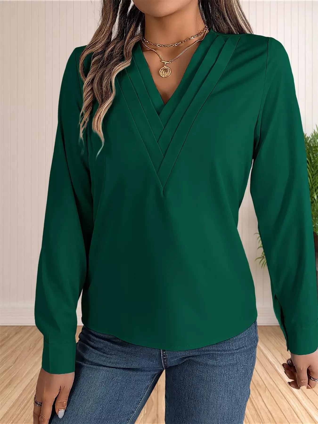 Blusa-Manga-Longa-Feminina-Social-verde-3
