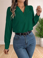 Blusa-Manga-Longa-Feminina-Social-verde-5