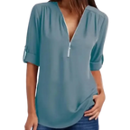 Blusa-Manga-Longa-Feminina-Verde-Agua-com-Ziper-2