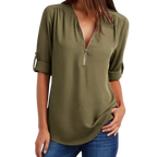 Blusa-Manga-Longa-Feminina-Verde-Militar-com-Ziper-2