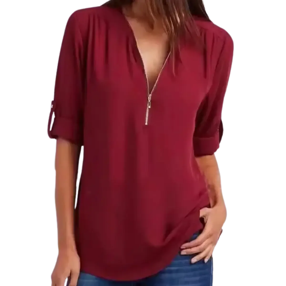 Blusa-Manga-Longa-Feminina-Vinho-com-Ziper-2