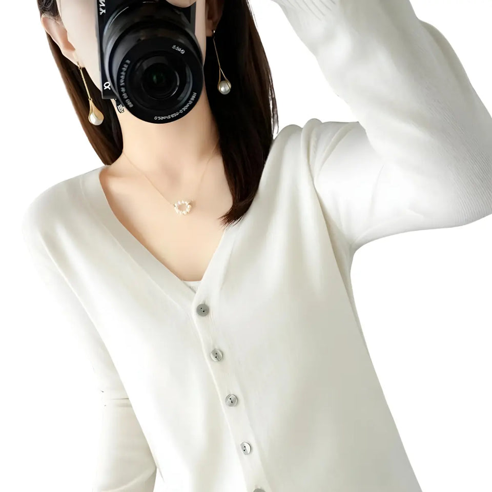 Cardigan-Elegance-Supreme-Blanc-Pur