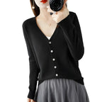 Cardigan-Elegance-Supreme-Noir-Classique