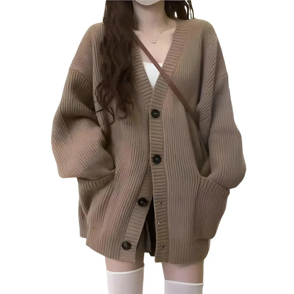 Cardigan-Feminino-Charme-Intemporel-Sable-Eternel