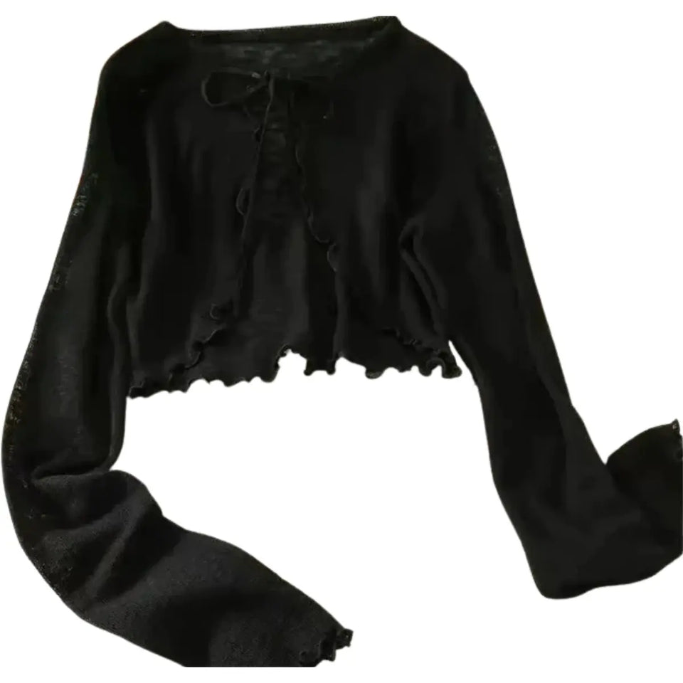 Cardigan-Feminino-Elegance-dAutomne-Noir-Intense
