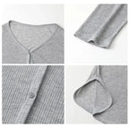 Cardigan-Feminino-Maison-Elegante-em-Tricot-Leve-Cinza-Mescla-6