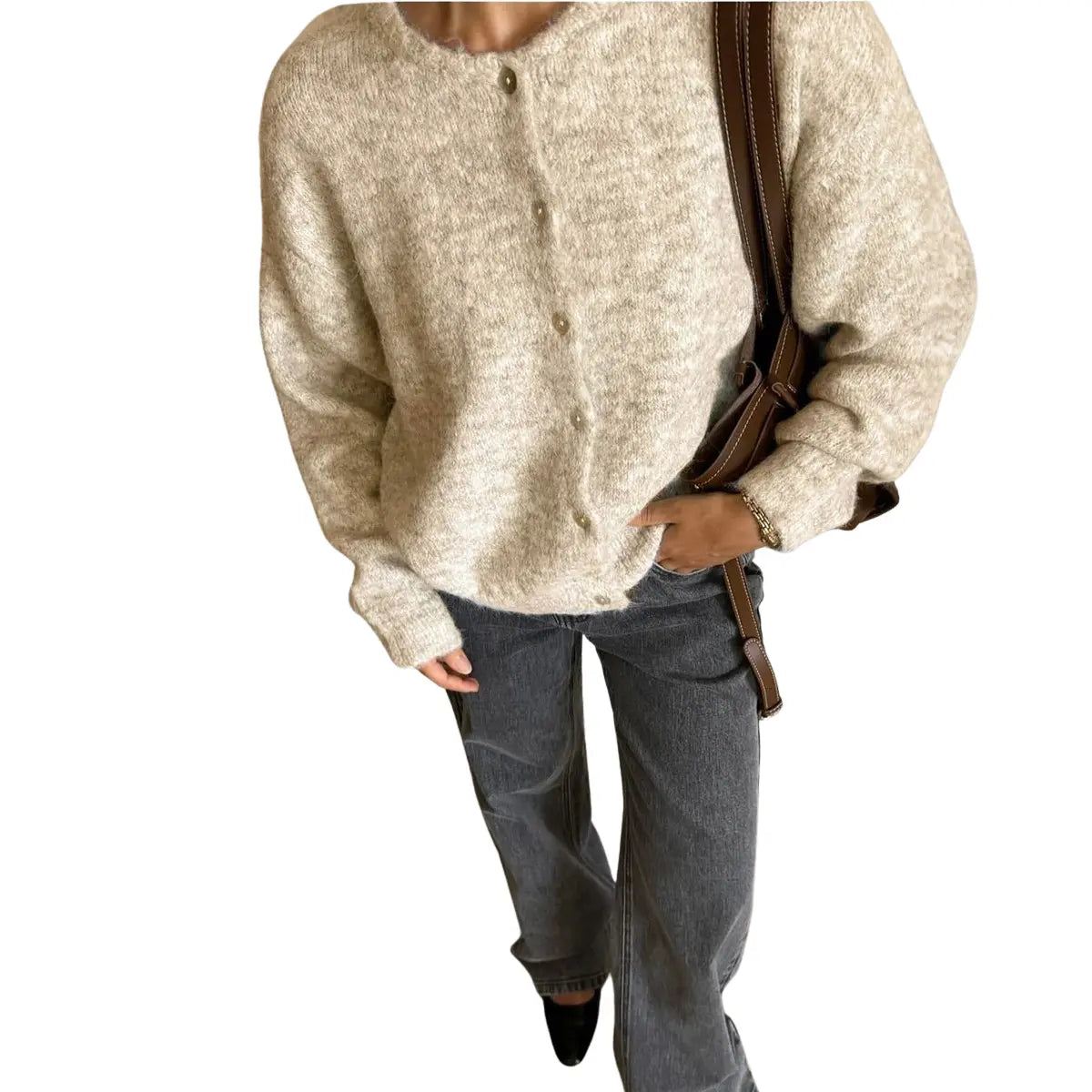 Cardigan-Feminino-Prestige-Elegant-Beige-Royale