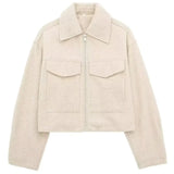 Jaqueta Feminina Haute Saison Bege