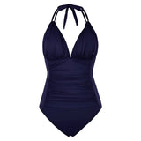 Maiô Feminino Auréa Swim Bleu Nuit Classique