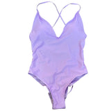 Maiô Feminino Côte d’Azur Élégance Lavande de Provence