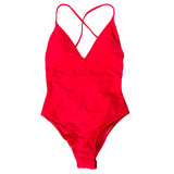 Maiô Feminino Côte d’Azur Élégance Rouge Cannes