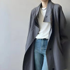 Trench-Coat-Feminino-Charme-Imperial-Longo-Cinza-Escuro-5