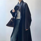 Trench-Coat-Feminino-Charme-Imperial-Longo-Preto-2