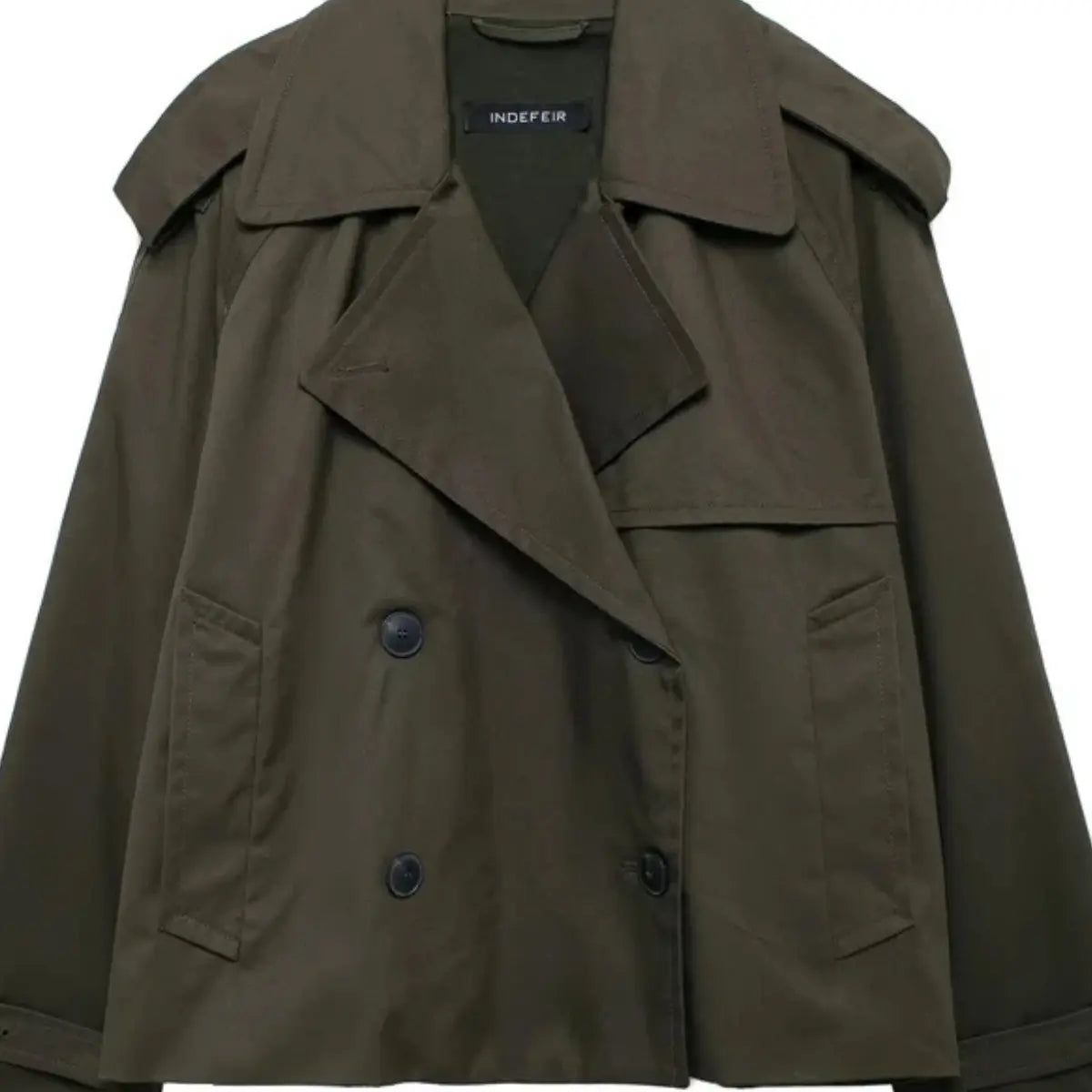 Trench-Coat-Feminino-Elegance-Supreme-Verde-com-Botoes-Duplos-e-Bolsos-3